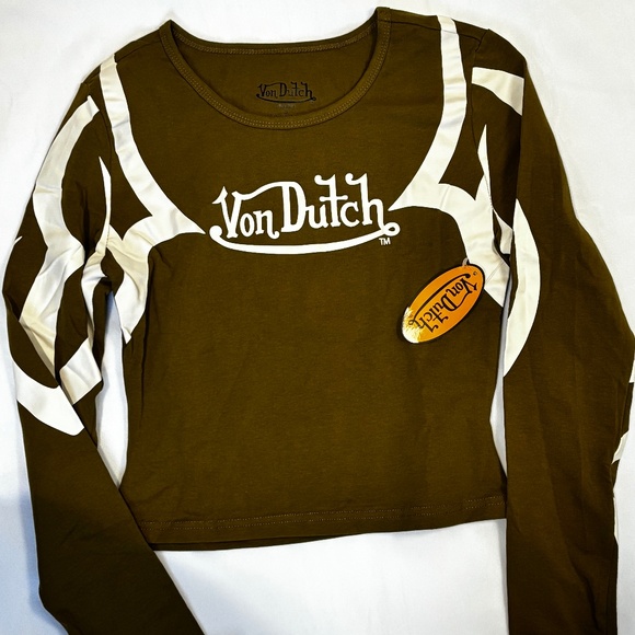 Von Dutch Baby Tee - Olive - Picture 3 of 4